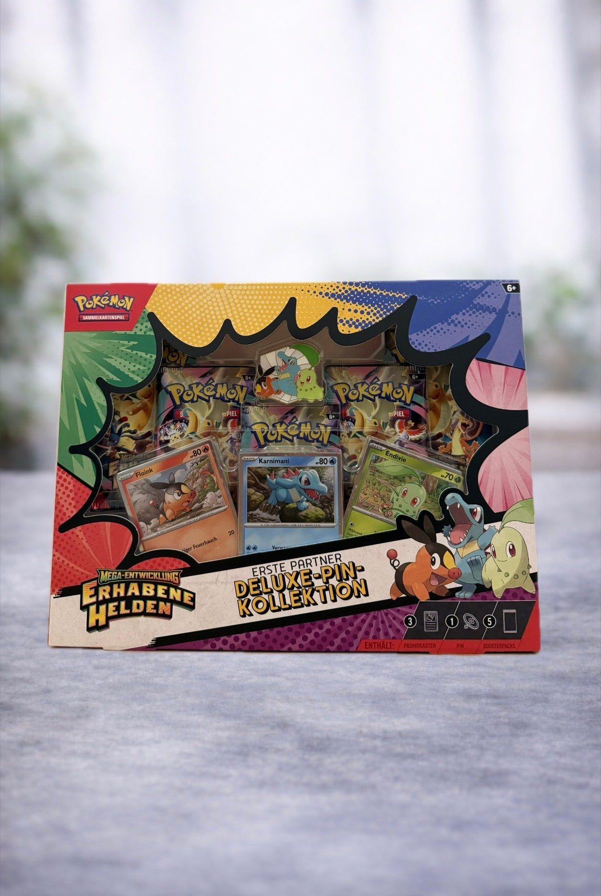 Pokémon „Erhabene Helden“ Pin Kollektion – Exklusive Karten & Sammler-Pin